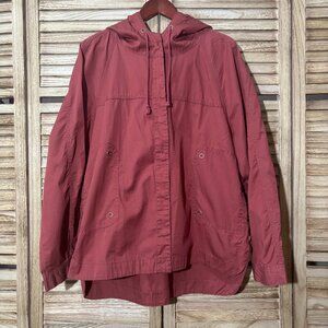 Supplies by Union Bay Utility Jacket Salmon Mauve Button Up High-Low Size XL